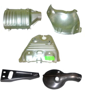 exhaust system heat shields