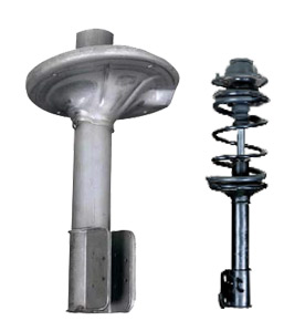 shock absorber assembly and peripheral parts